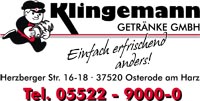 Klingemann Geträmkr Gmbh/Tel.05522-9000-0